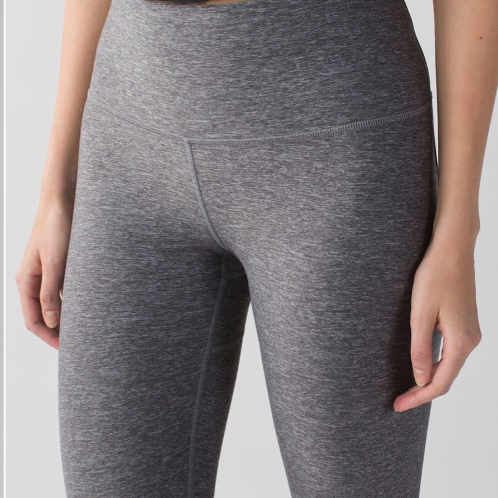 Lululemon True Self Crop In Heathered Slate - image 1